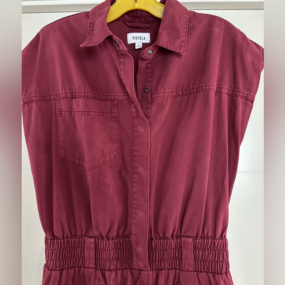 Pistola Rosie Bordeaux Jumpsuit